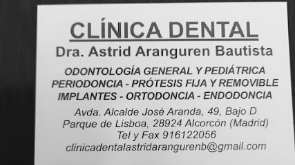 Alcorcón - ASTRID ARANGUREN BAUTISTA - Centro Dental