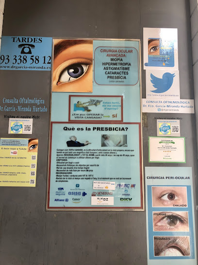 Hospitalet de Llobregat, L' - CONSULTA OFTALMOLOGICA DR. GARCIA-MIRANDA - Óptica