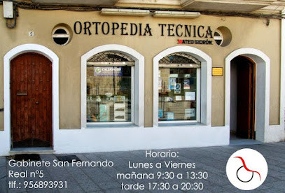 San Fernando - ORTOPEDIA TECNICA MATEO-SIDRON S.L.